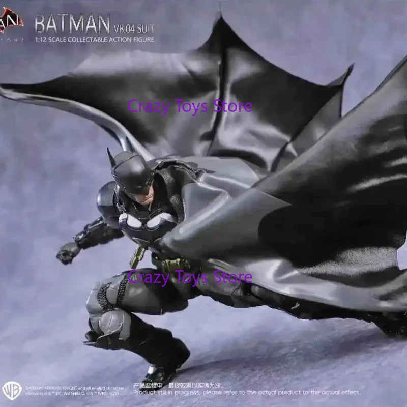 In Stock New 1/12 Arkham Knight Action Figures V8.04 Suit Batman 002 Deathstroke Dc Multiverse Superman Statue Lpzz Toys Gift