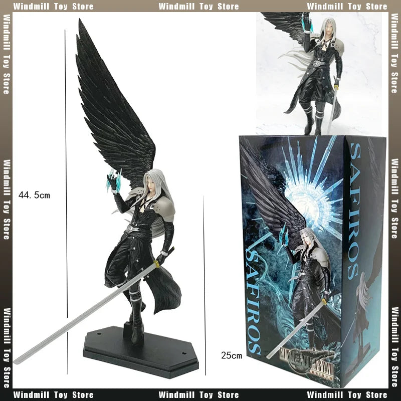 45 cm große Final 7 Fantasy Ultimate Villain Last Sephiroth Special Force Schurkenfigur/Actionfigur, Schreibtischdekoration, Spielzeug