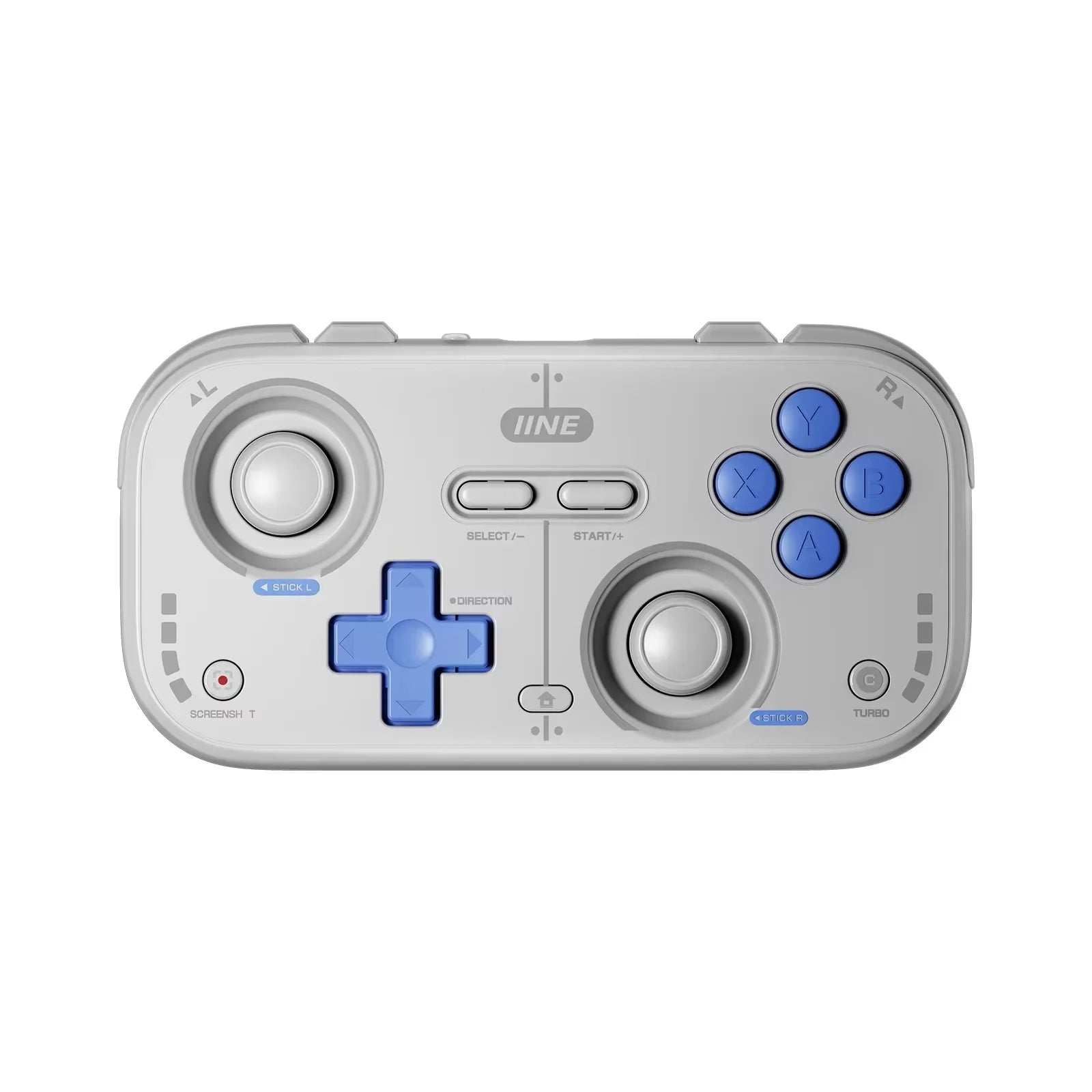  IINE Retro Game Controller Pocket Gamepad With 1000Hz Hall Joystick Portable Mini Streaming Simulator For Switch2/Switch/Lite