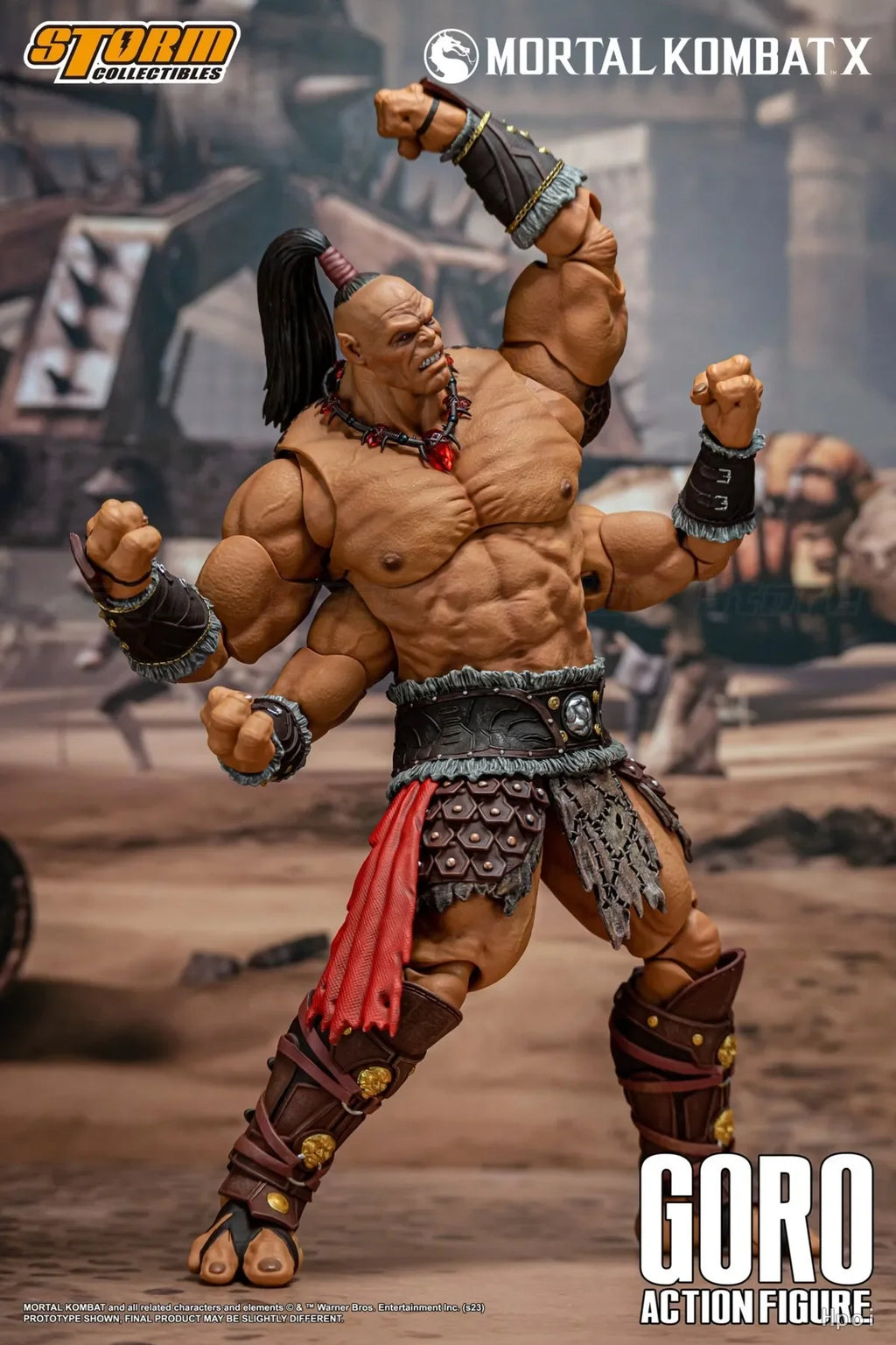 【MT】Original Storm Collectibles Mortal Kombat GORO Action Figure Model Toys