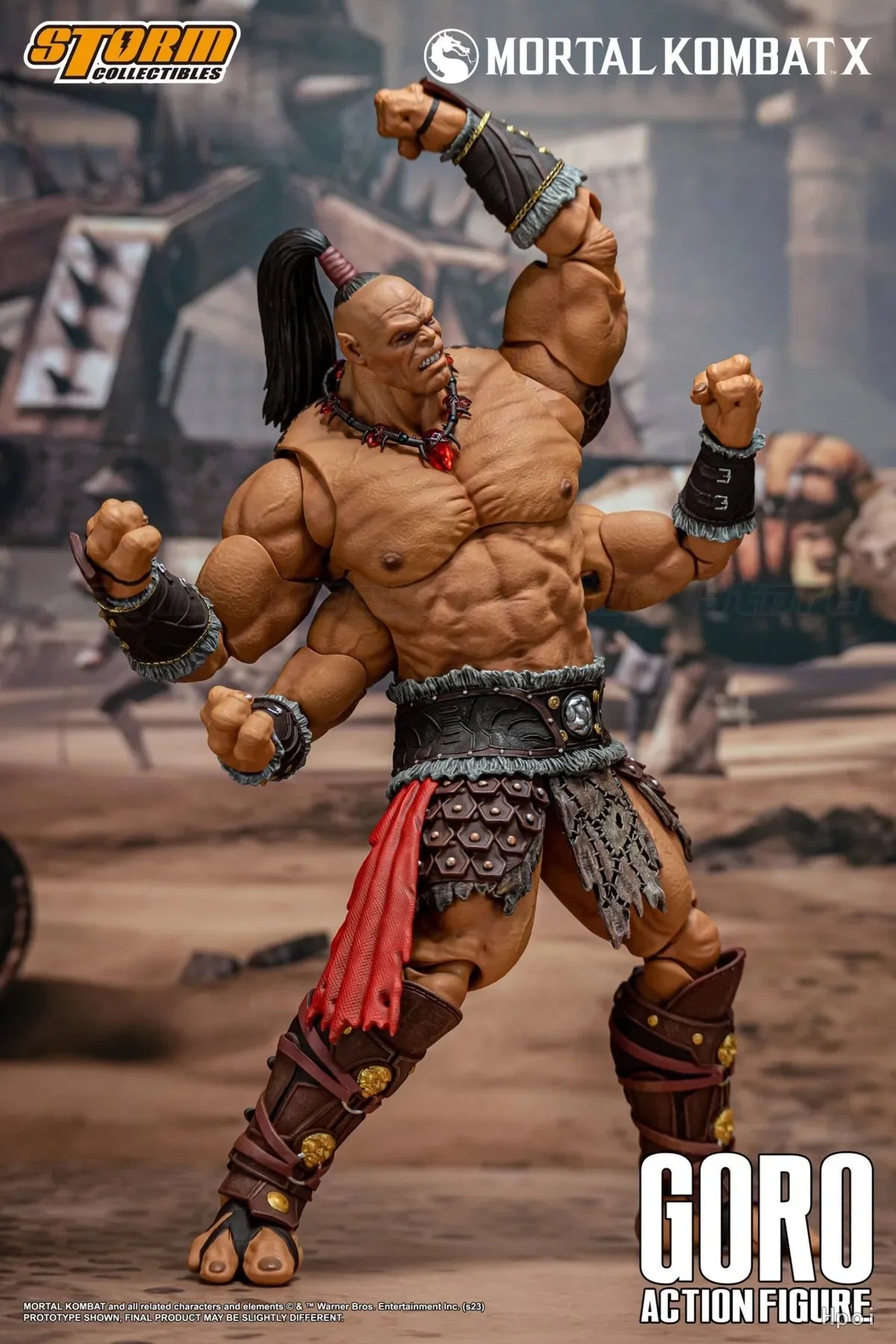 【MT】Original Storm Collectibles Mortal Kombat GORO Action Figure Model Toys