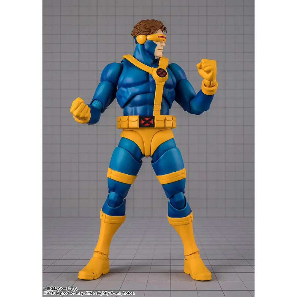 In-Stock Original BANDAI S.H.Figuarts X-Men Cyclops (Gamerverse) 14.5cm Collectible Action Comic Figure Model Ornament Toy Gifts