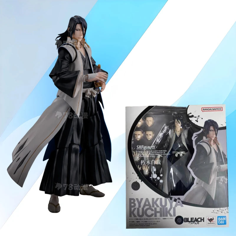 Bandai S.H.Figuarts BLEACH: Thousand Year Blood War Byakuya Kuchiki - Highly Detailed Collectable Model