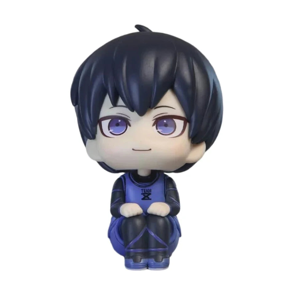 Action Figures Anime Figure Q Version Figurine PVC BLUE LOCK Isagi Yoichi Bachira Meguru Collectible Model Kids Doll Toys Gifts