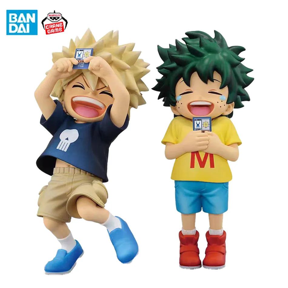 Anime Figure Bakugo Boku Midoriya Izuku Action Figure cute Q-version model Collection Anime Hero Katsuki Bakugo figura Gifts