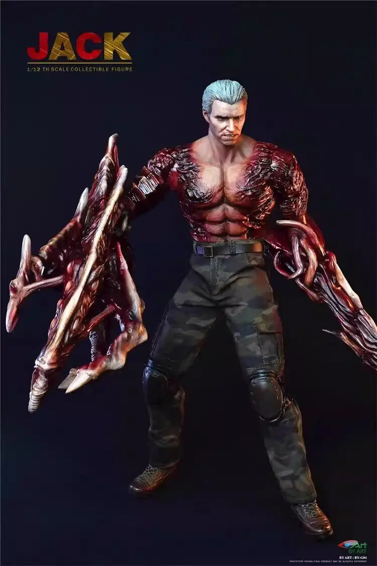 In Stock BY-ART 1/12 Scale Resident Evil Major JACK Science Fiction Movie Character Mobile Doll Action Figures Fans Collection