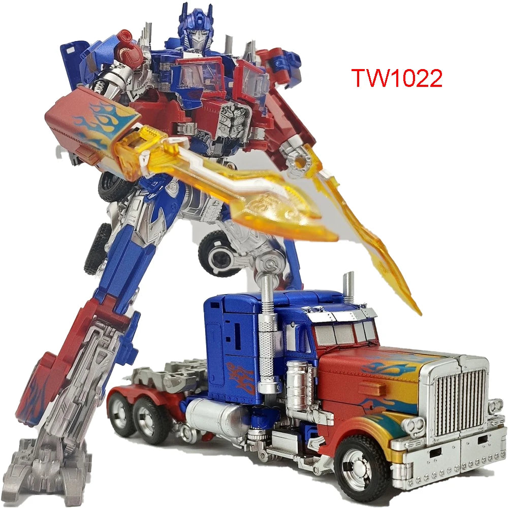 Baiwei Shockwave TW1028 Transformation Toys Sentinel Prime TW1024 Model Ironhide TW1026 Robot Bumblebe TW1025 Figure TW1030