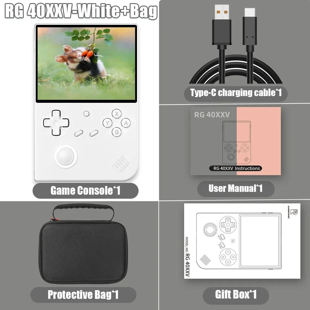 ANBERNIC RG40XX V Handheld Game Players 4.0''IPS Linux Video Retro Game Console Portable Gaming Console Spelcomputer Met RG40XXV
