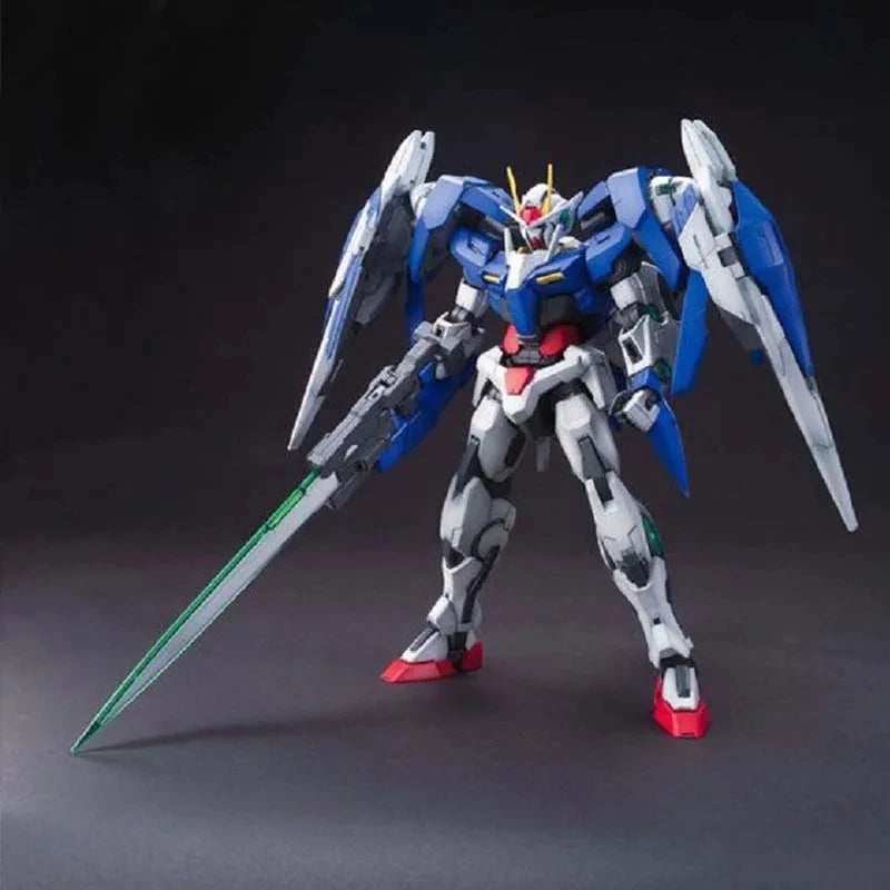 Bandai Gundam Model Kit MG 00 Raiser Normal Action Figure Gunpla Building Kit Gundam Collectibles Anime Figures Toys Boys Gift