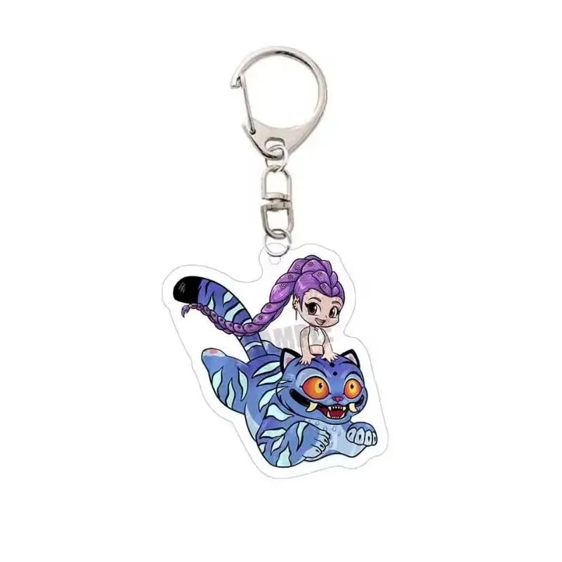 Anime Kpop Demon Hunter Stehende Marke Acryli Rumi Mira Zoey Waren Modell Stehende Marke Spielzeug Ornament Mode Wohnkultur Geschenk