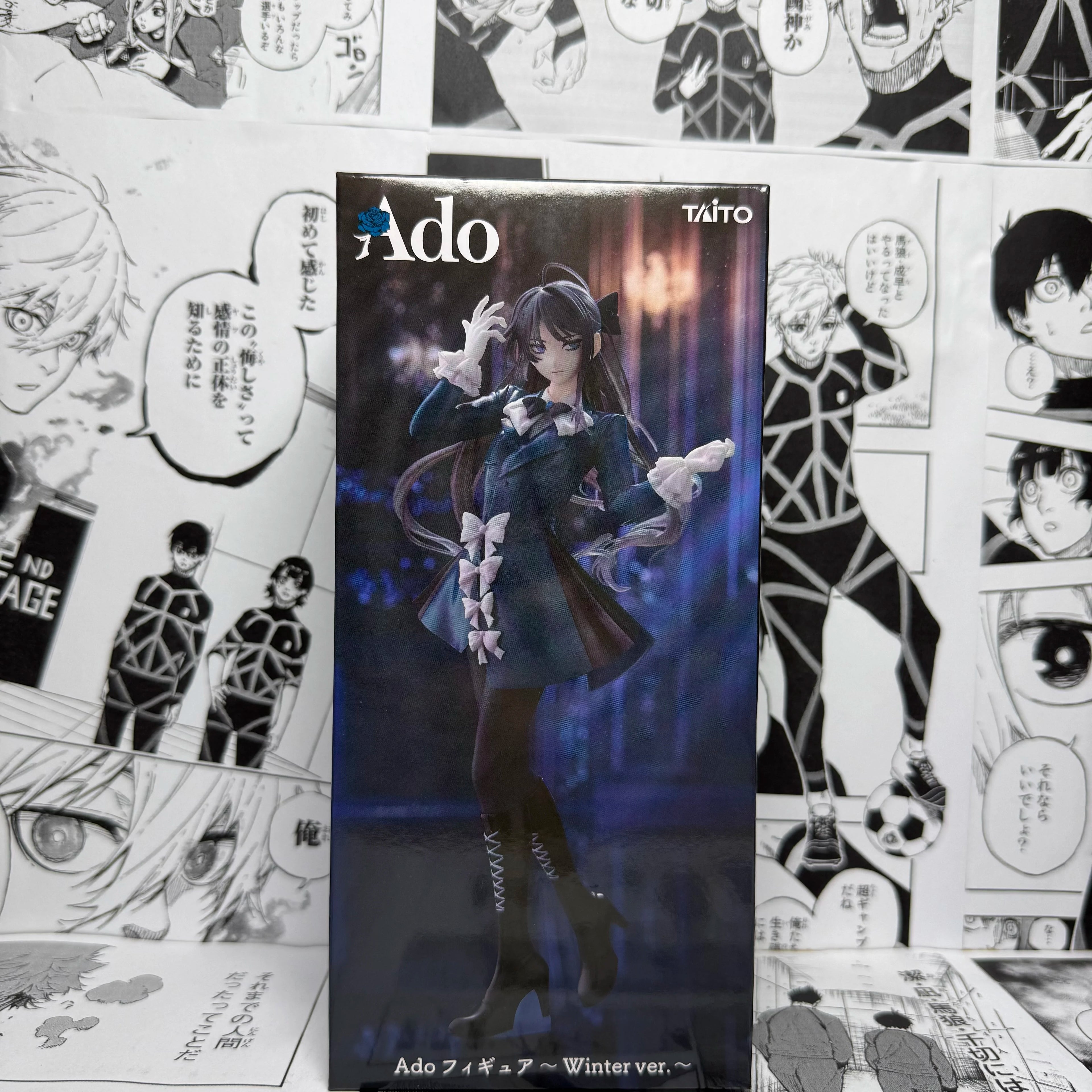 Original TAiTO Ado × ROUND1 Ado Winter Ver 18cm Anime Decorative Statue Cute Girl Gift Ornament