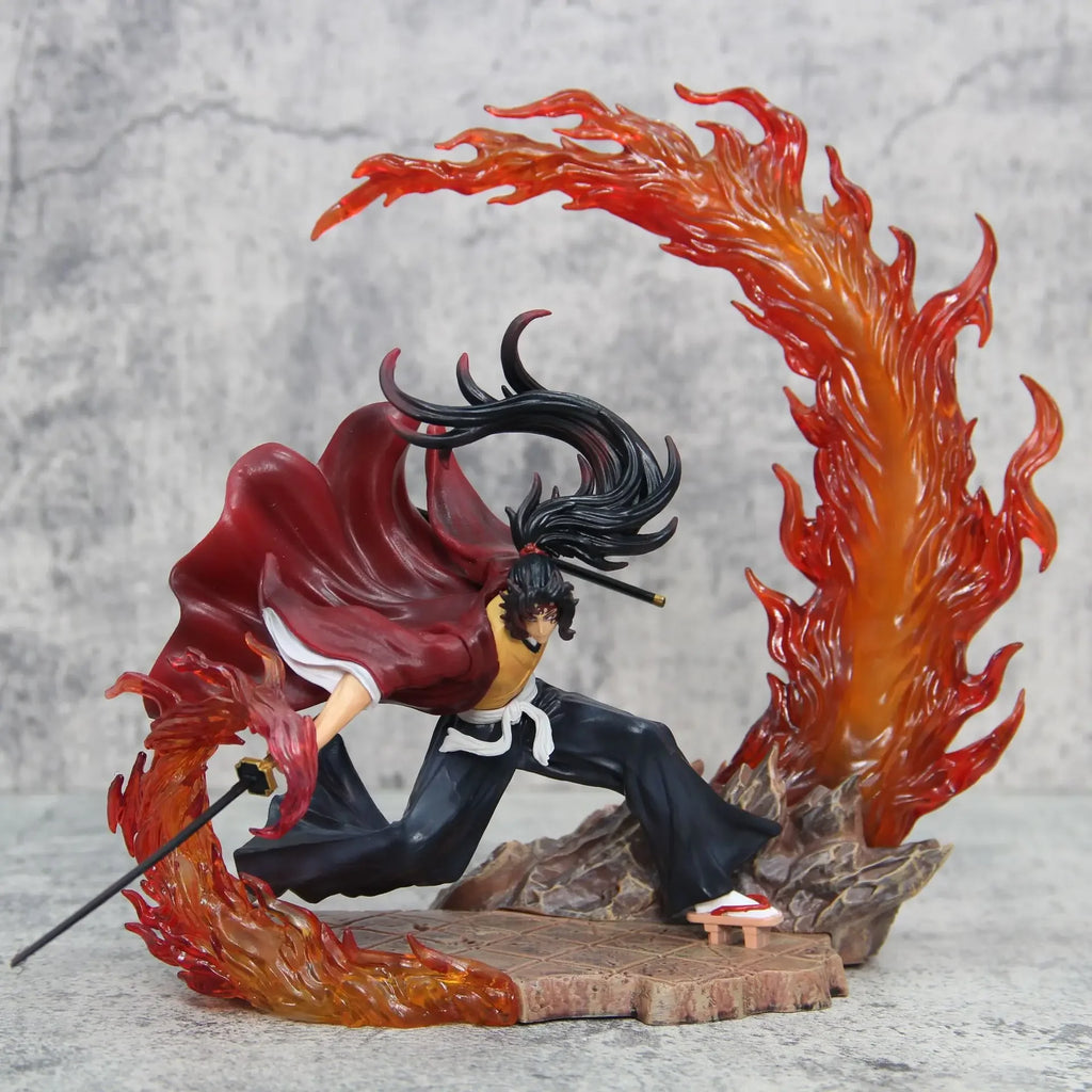 23cm Anime Figures Demon Slayer Kokushibou Vs Tsugikuni Yoriichi Pvc Aciton Figure Model Collection Statue Ornament Toys Gifts