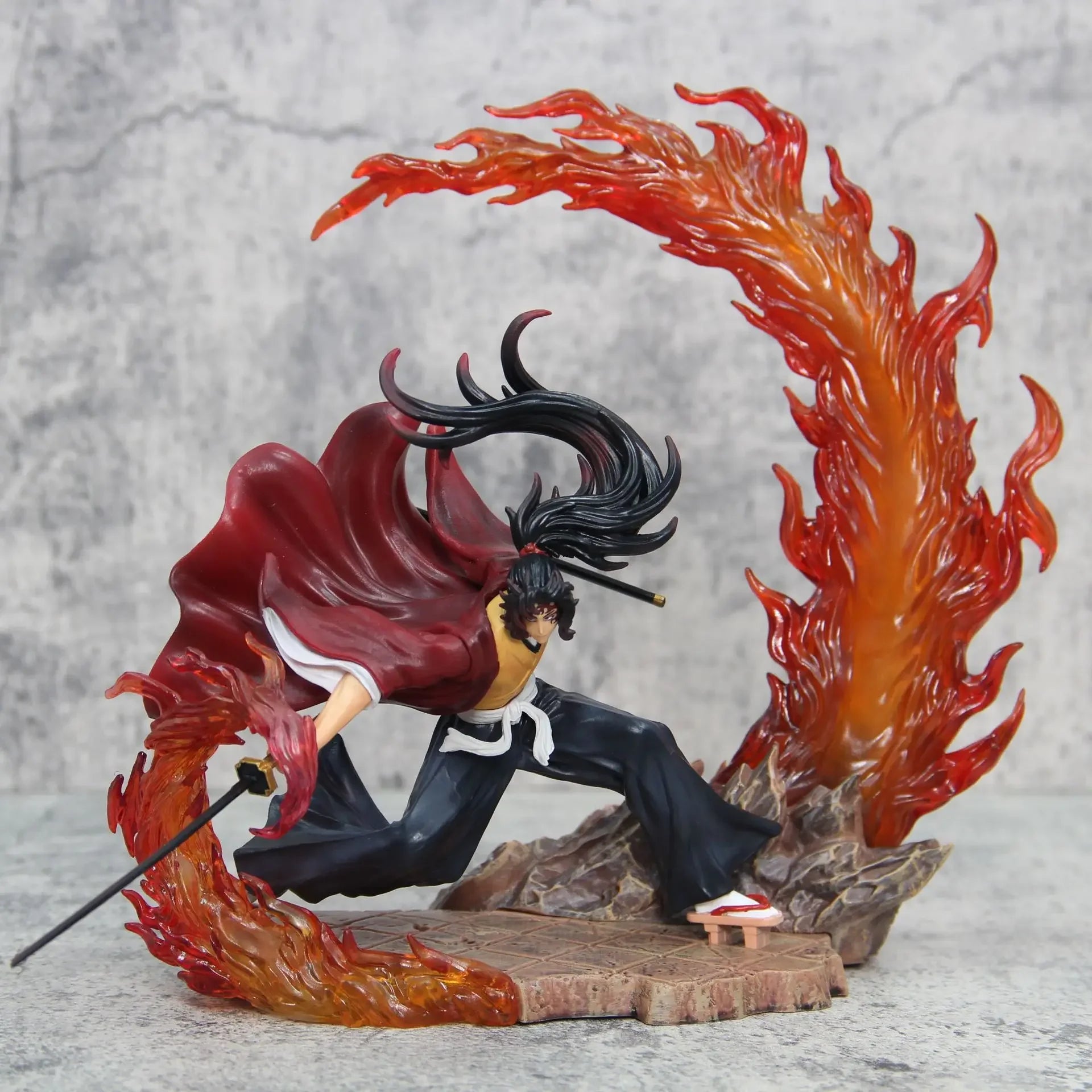 23cm Anime Figures Demon Slayer Kokushibou Vs Tsugikuni Yoriichi Pvc Aciton Figure Model Collection Statue Ornament Toys Gifts