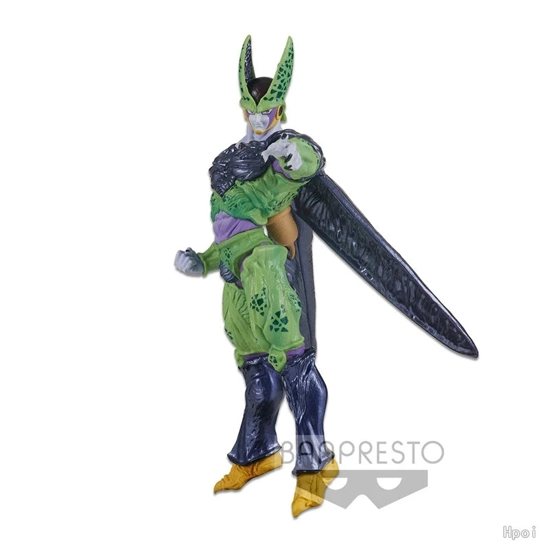 22CM Bandai Dragon Ball Anime Figure Cell Standing Figure Toy PVC Action Figure Figurine Collectible Model Toys Gift for Kids