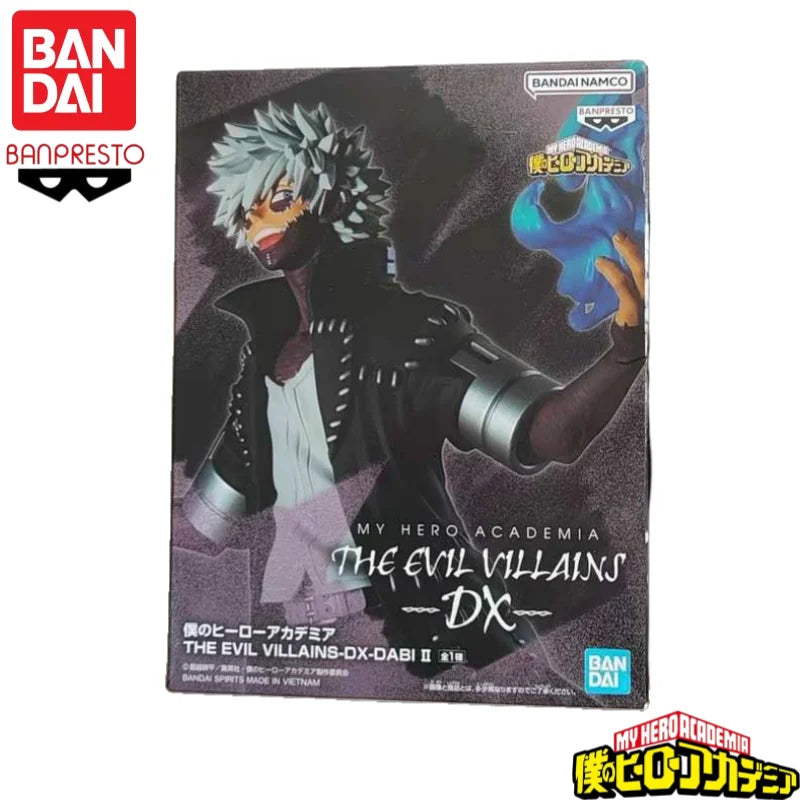 In Stock Original Bandai Banpresto My Hero Academia Dabi Anime Characters Model Toy Birthday Present Garage Ornaments