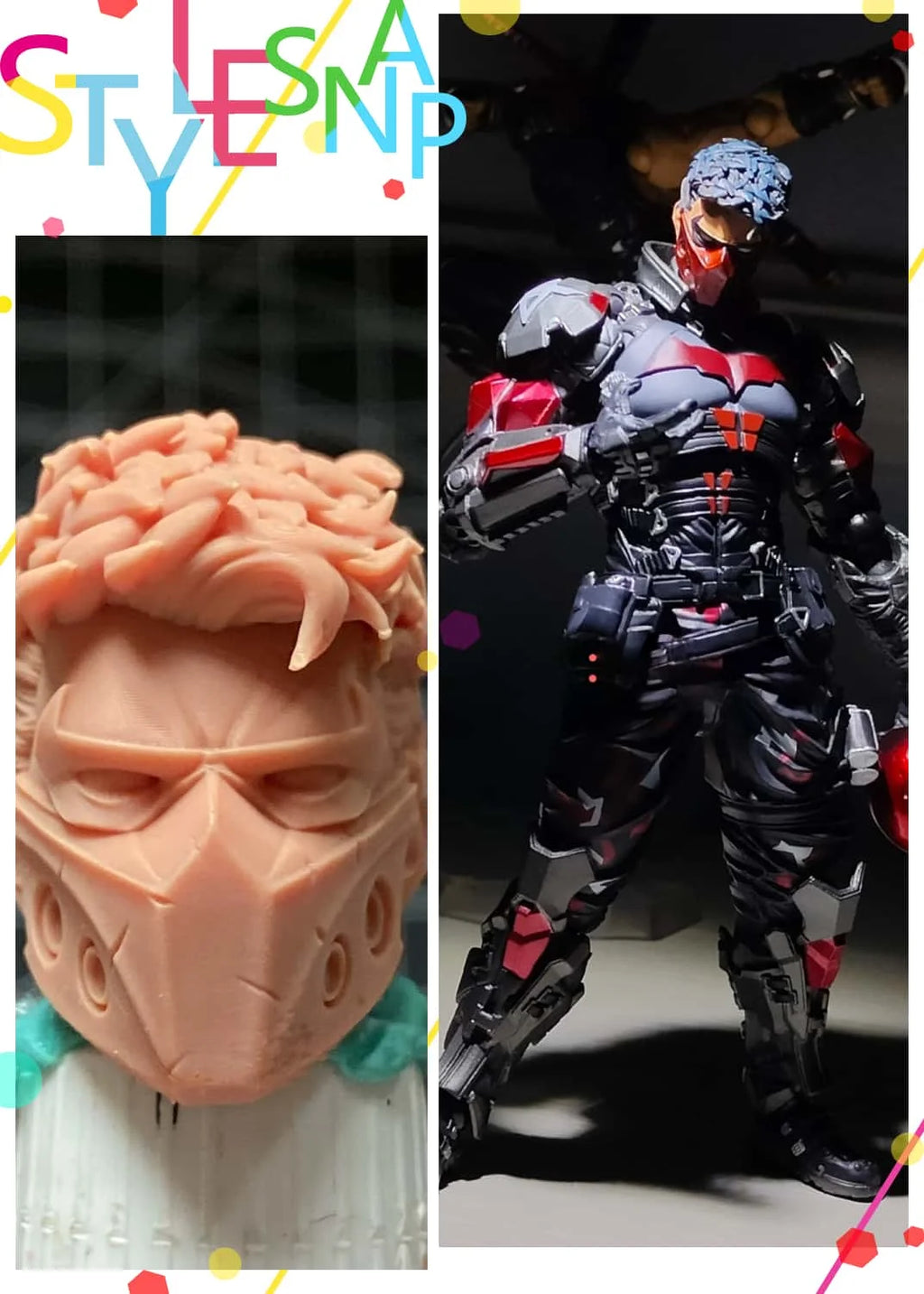 【30days made】Unpainted 1/12 Scale Male Soilder Antihero Red hood Jason Todd White Head Carving For Four Knights MFC Kaiyodo