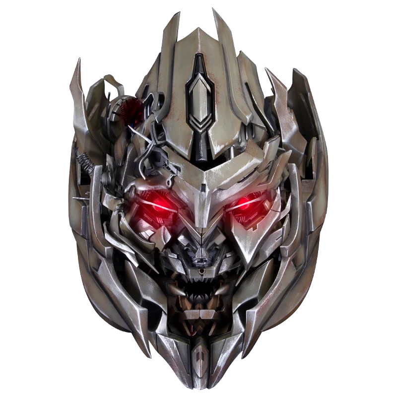 Transformers Megatron Cosplay Wearable Helmet The Same Voice Changer  English Control Toys