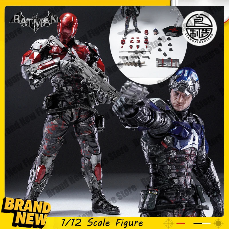NEW LPZZ Batman Arkham Knight U-P-Finegures Batman Action Figure 1/12 Model Collection Toys Kid Gift