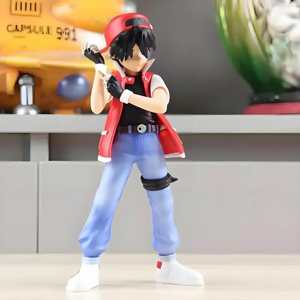 8cm Anime Pokemon Figur Ash Ketchum Figurine Rot Action Figure Pvc Sammlung Modell Spielzeug Geschenke