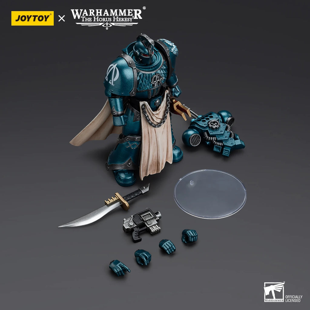 JOYTOY Warhammer 30K Alpha Legion Action Figure 1/18 Alpha Legion Alpharius Anime Figure Articulated Joints Collection Model Toy