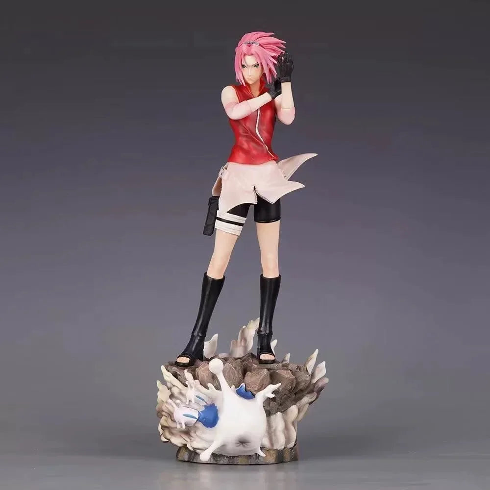 Anime Naruto Hyuga Hinata Uchiha Sasuke Uchiha Madara Kyuubi Susanoo Actionfiguren PVC-Sammlung Modell Peripheriespielzeug Geschenke