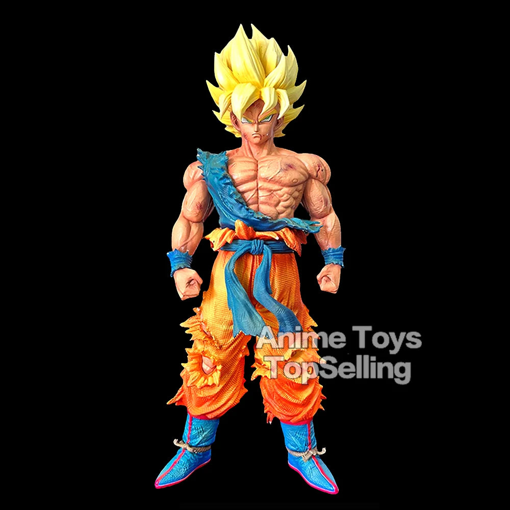 27-28cm Anime Dragon Ball Figure Super Saiyan Goku Action Figure Pvc Statue Collection Model Toys for Children Gifts