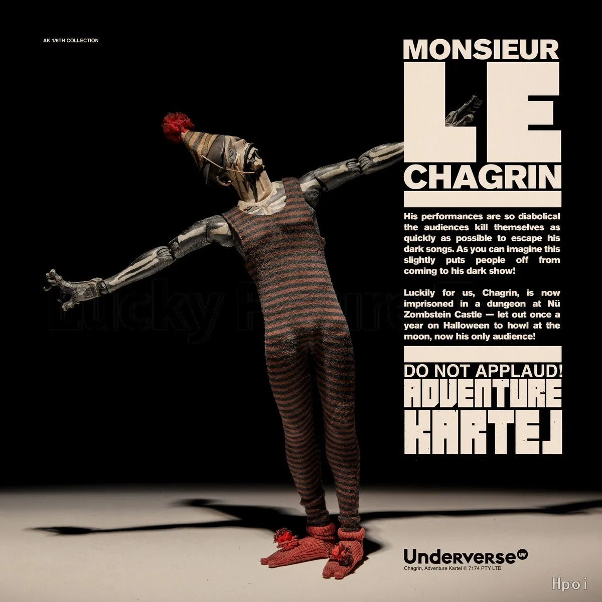【Original】Underverse Adventure Kartel Series MONSIEUR CHAGRIN Halloween Special Edition Action Figure Model Toy