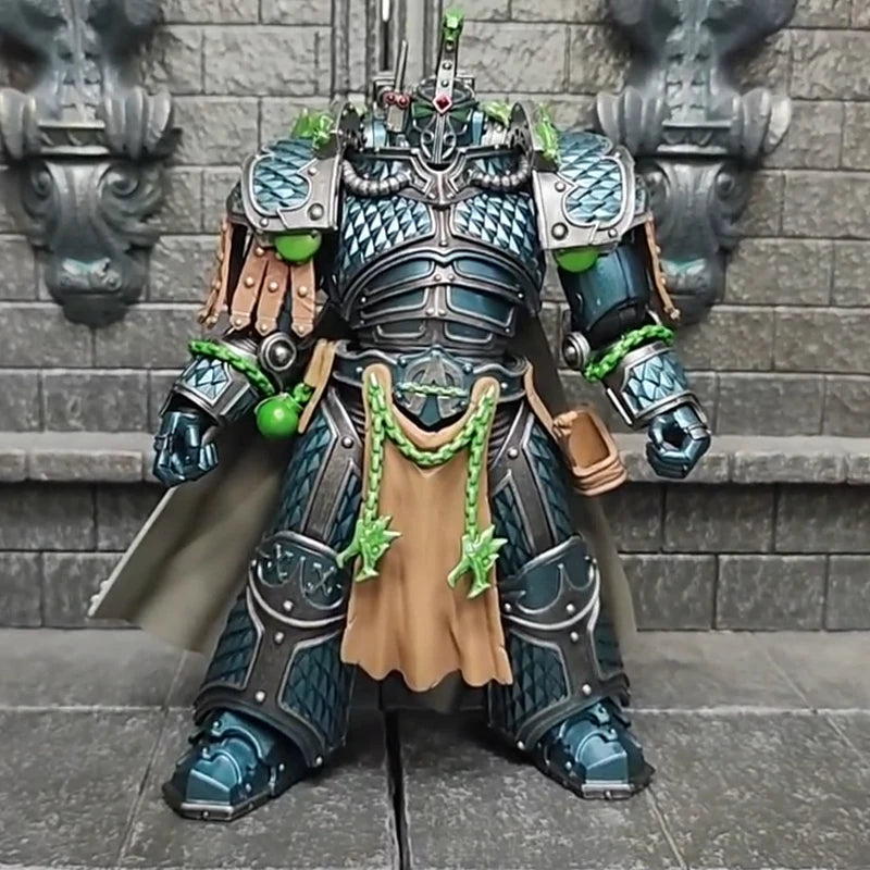 JOYTOY Warhammer 40K Alpha Legion Alpharius Alpharius 1/18 Action Figure Primarch Of The XXth Legion Anime Figures Toys Model