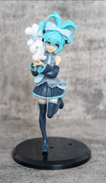20CM Anime Hatsune Miku X Cinnamoroll Figur Anime Peripherie Sammlermodelle Dekorative Dekorationen Kinder Kawaii Geschenk