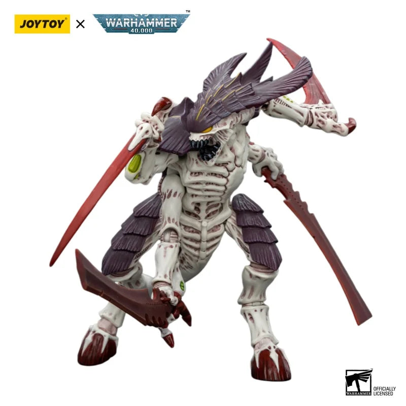JOYTOY Warhammer 40000/40k Tyranids  Hive Fleet Leviathan Tyranid Warrior with Boneswords Action Figure Doll Model Decoration