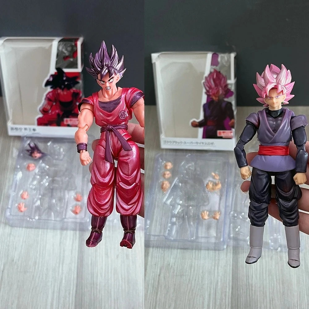 Dragon Ball Z Son Goku Kaiouken Black Wukong Action Figure Anime S.H.Figuarts SHF Model  Collection Toy Gifts