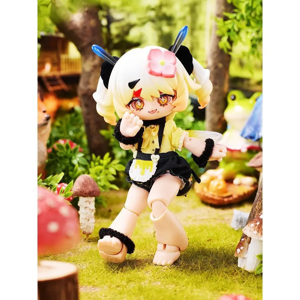 Genuine Kukaka Insect Cafe Series 12 Points Bjd Blind Box Action Figure Trendy Model Toy Kawaii Room Decor Birthday Gift