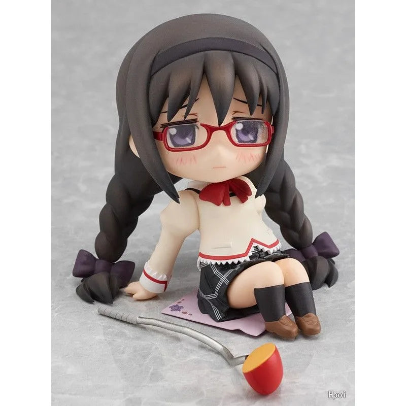GSC Genuine NENDOROID Series PUELLA MAGI MADOKA MAGICA 182. 208 Xiaomei Flame. 175 Deer Eyes Round Fragrance Mobile Model Toy