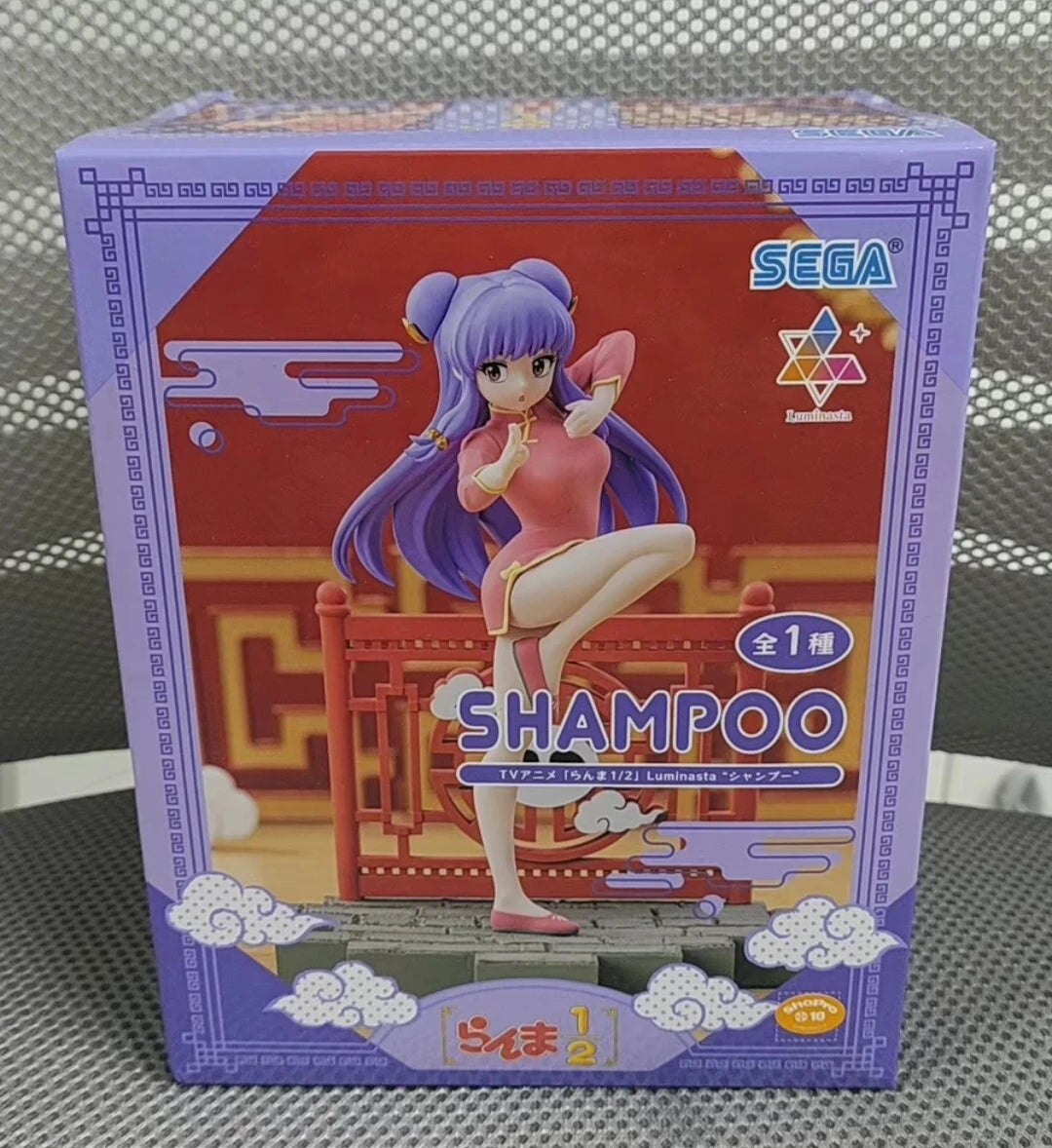 Genuine Sega Ranma 1/2 Luminasta PM Figure Shampoo Saotome Ranma Tendou Akane Original Anime Figure Model Collector Figurine Toy