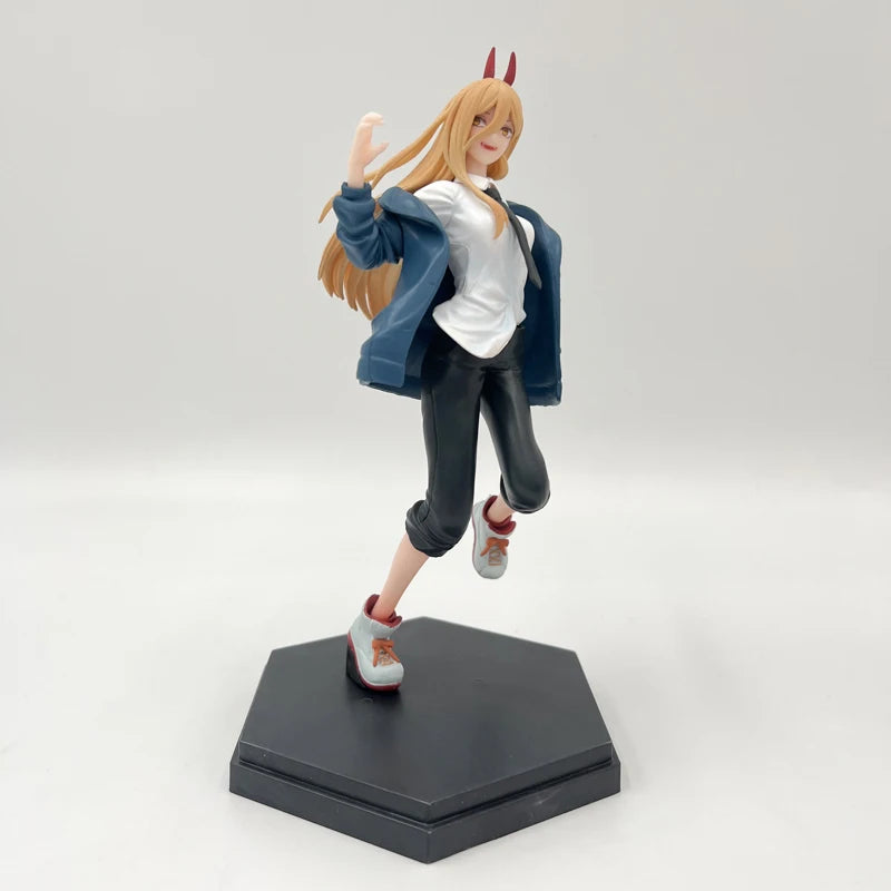 20cm Chainsaw Man Anime Figure Power Action Figure Collectible Model Doll Ornaments Toys Birthday Gifts