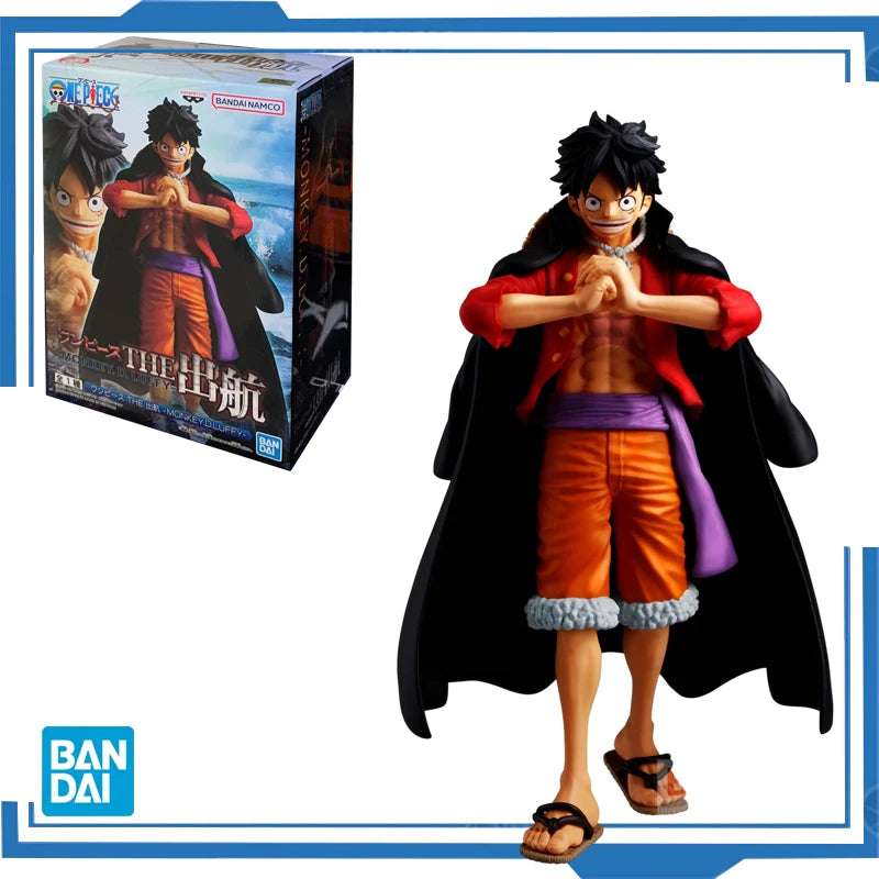 BANDAI Original Banpresto Anime ONE PIECE THE SHUKKO Monkey D. Luffy PVC Actionfigur Modell Sammlerspielzeug