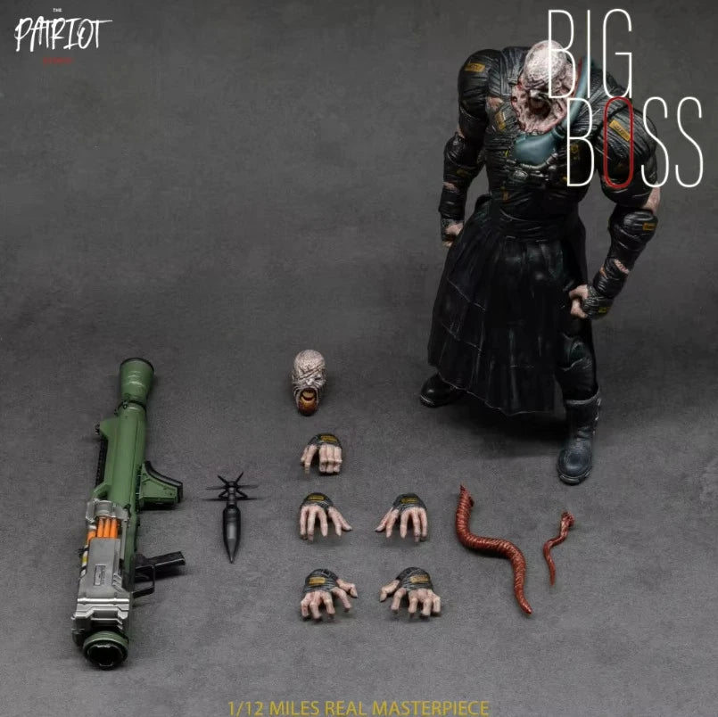 Patriot Studio 1/12 scale Zombie Nemesis BIG BOSS Licker Action Figures Toy Gift Collection