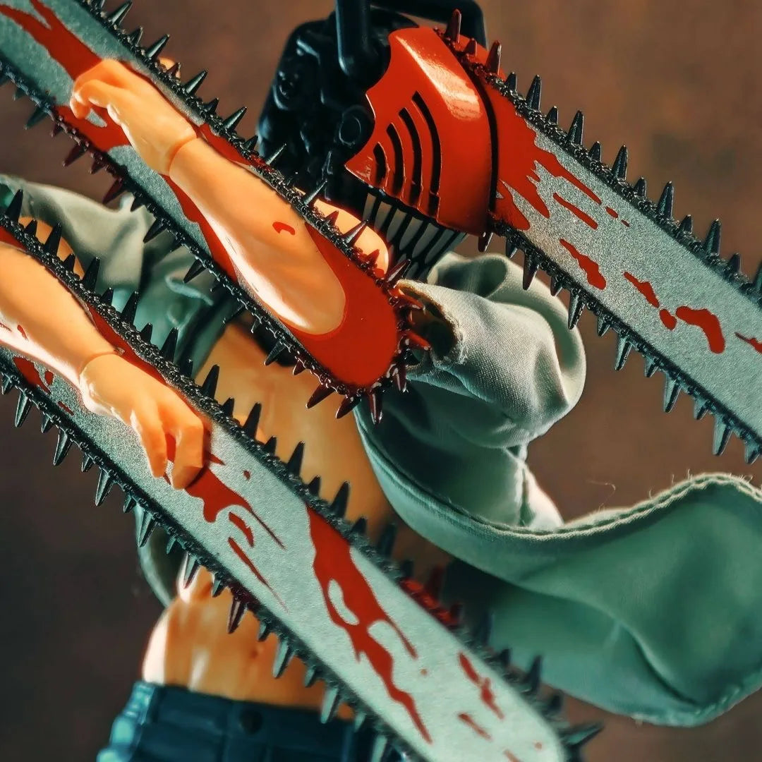 Chainsaw Man Denji Shf Model Accessories Cloth Clothes Anime Features Toys White Shirt Built In Iron Wire Boys Gifts