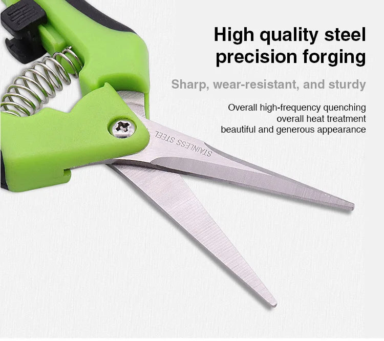Garden Scissors, Garden Pruning Shears, Non-slip Labor-saving Flower Branch Branch Shears, Fruit And Vegetable Shears, Fr
