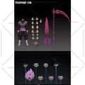 【In Stock Soon！】 VITOFORGE VF Studio Dragon Ball SHF ‘‘Unknown Scythe Lord’’ Black Goku/Gohan 1/12 Action Figures Anime Figures