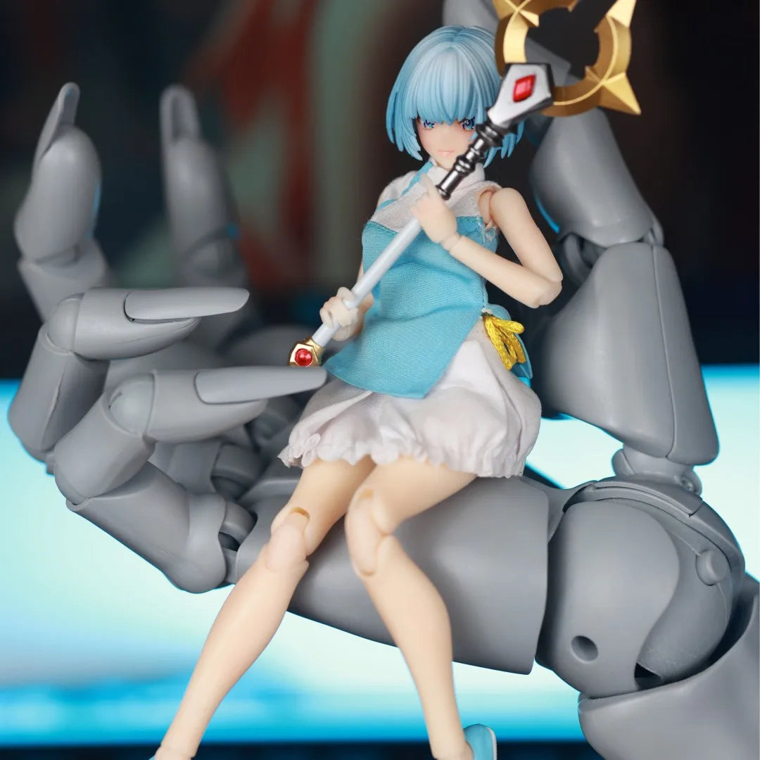 Manatee Industry 1/12 Scale Collectible Inanna Desktop Wars Series Mobile Suit Girl Yoga Limited Action Figure Full Set Model