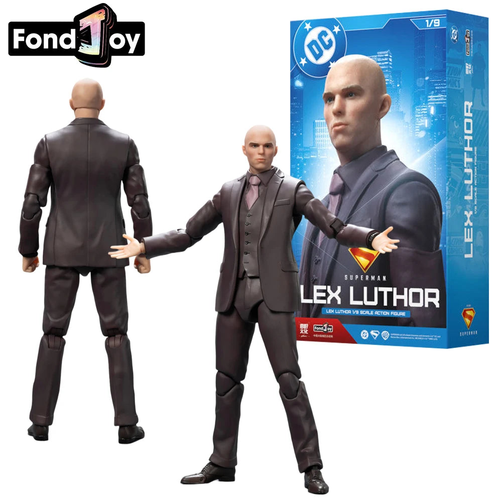 New Original FONDJOY DC Lex Luthor Action Figures Movie Collectible Model Desktop Ornament Creative Christmas Gifts for Boys