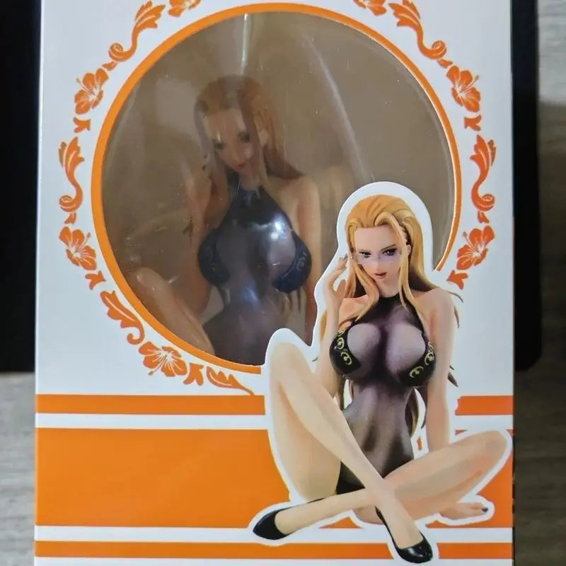 One Piece Kalifa 12cm Swimwear POP Figure - Boxed PVC Anime Action Statue  PC Case Desktop Decor Collectible Toy for Otaku ﻿