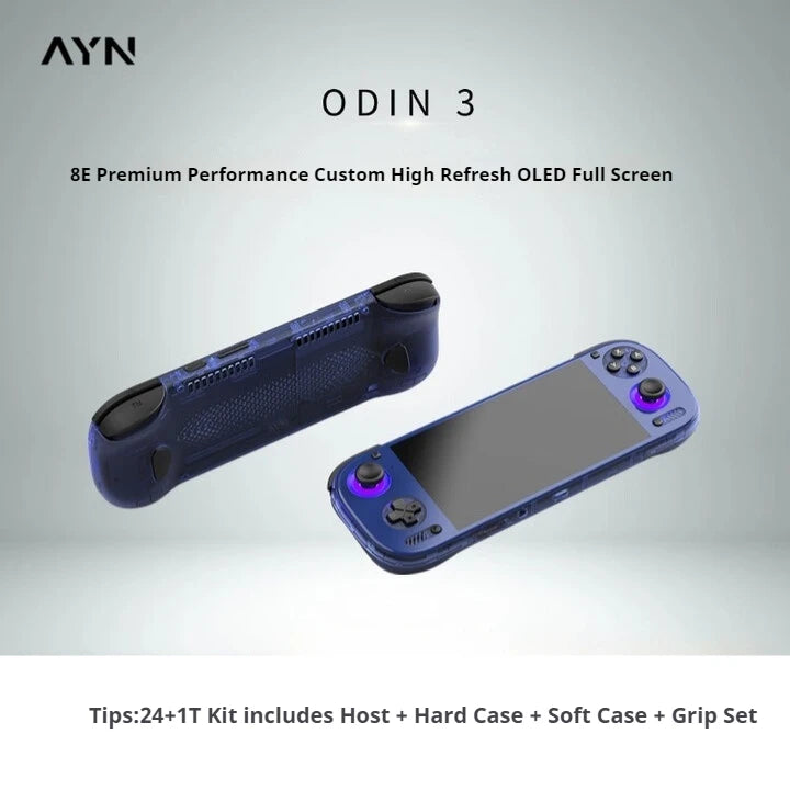 AYN Odin3 Handheld Game Players Qualcomm 8 Elite 6 inche AMOLED 120Hz 8000mAh Game Console Hall Joystick 8000mAh Android Gamepad