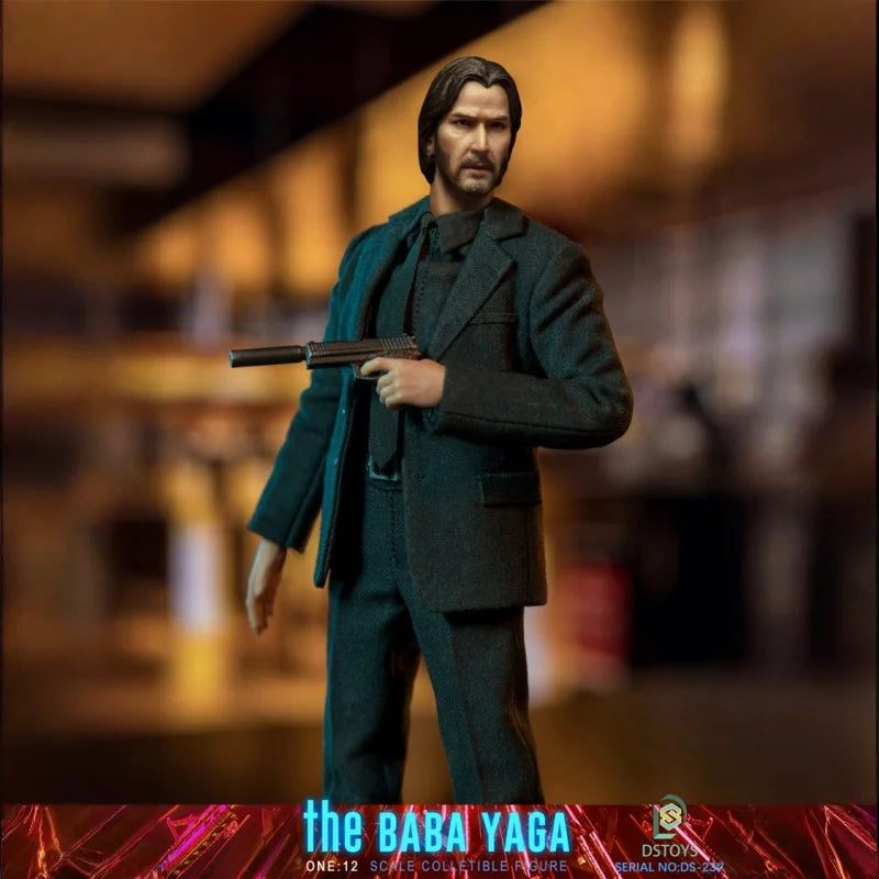 New Arrival Dstoys John Wick Keanu Reeves Action Figure The Baba Yaga Ds 2302 Collection Movable Model Toy Gift Decoration Gift