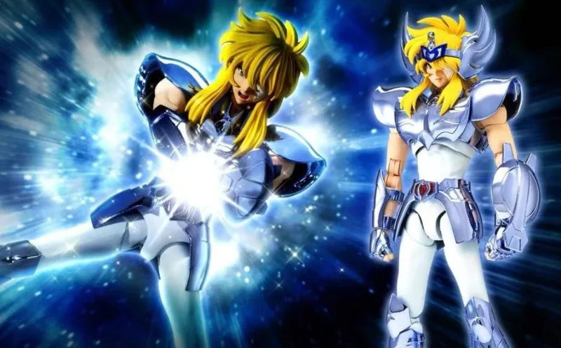 Original in Stock Bandai Saint Seiya EX White Bird Hyoga Final Bronze Garments Anime Character Toy Model Ornaments Collection