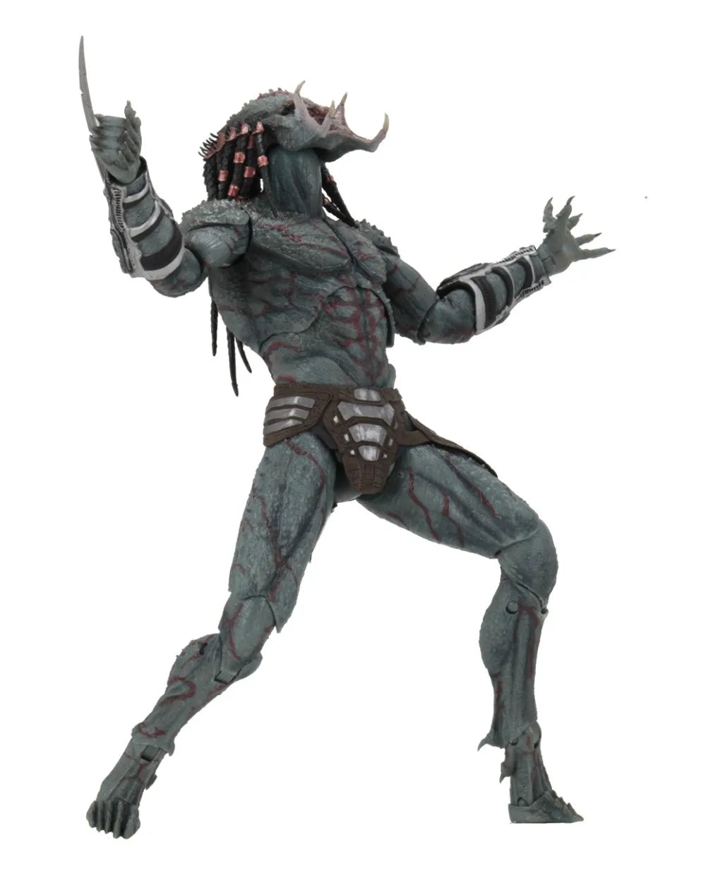 NECA Fugitive Predator Figure Original NECA The Predator Armored Assassin Action Figure Collectible Model Toys Dolls Gift