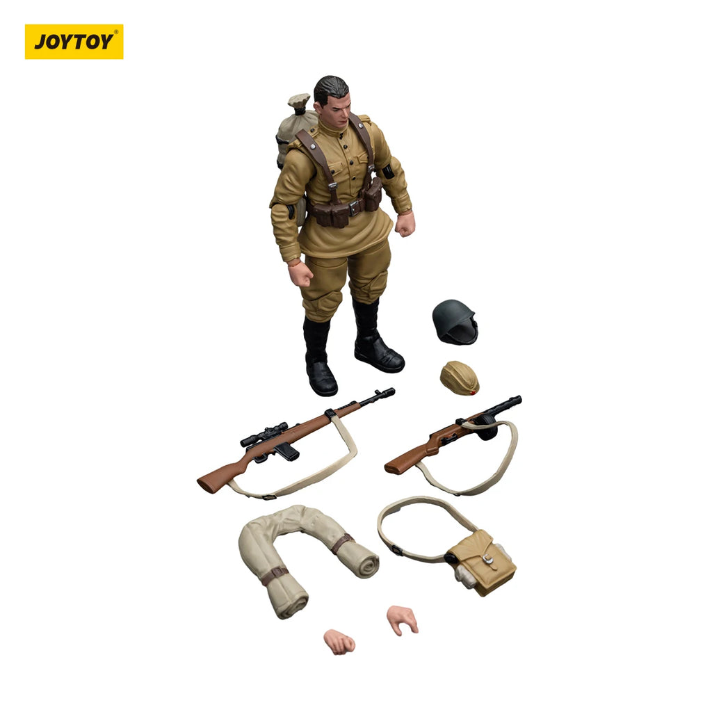 [IN STOCK] JOYTOY 1/18 Action Figure WWII Army Military Anime figures Toys Model
