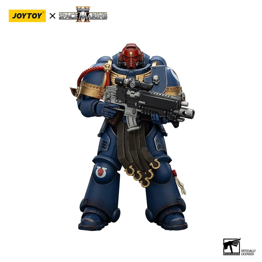 JOYTOY 1/18 Action Figure Warhammer 40K Ultramarines Lieutenant Titus Sergeant Gadriel Brother Chairon-Collectors Edition Model