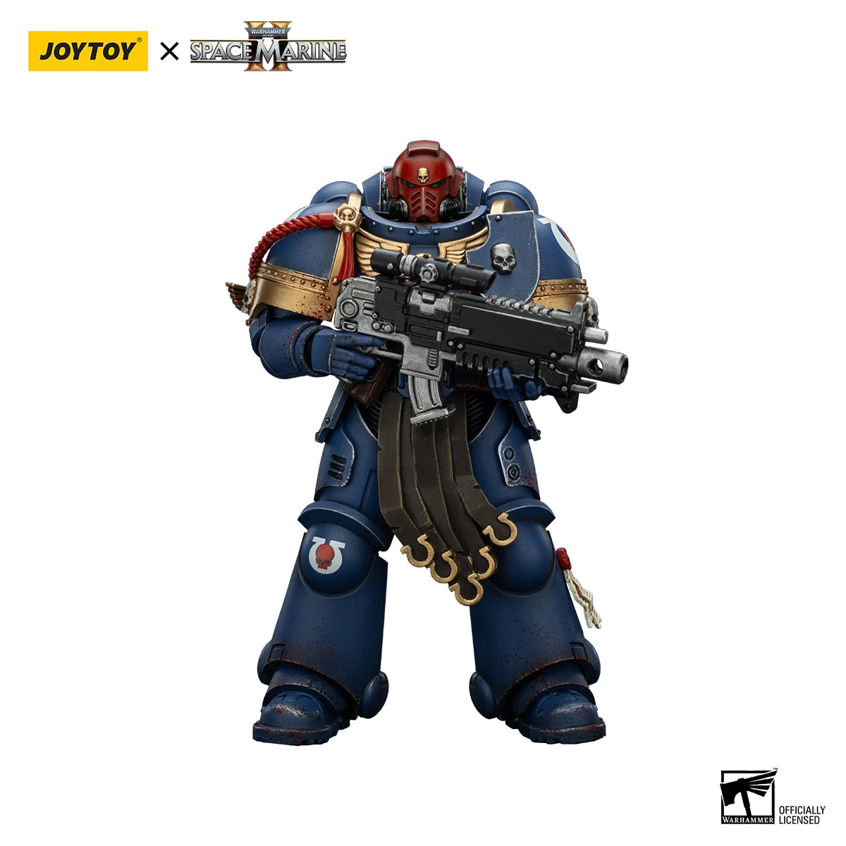 JOYTOY 1/18 Action Figure Warhammer 40K Ultramarines Lieutenant Titus Sergeant Gadriel Brother Chairon-Collectors Edition Model